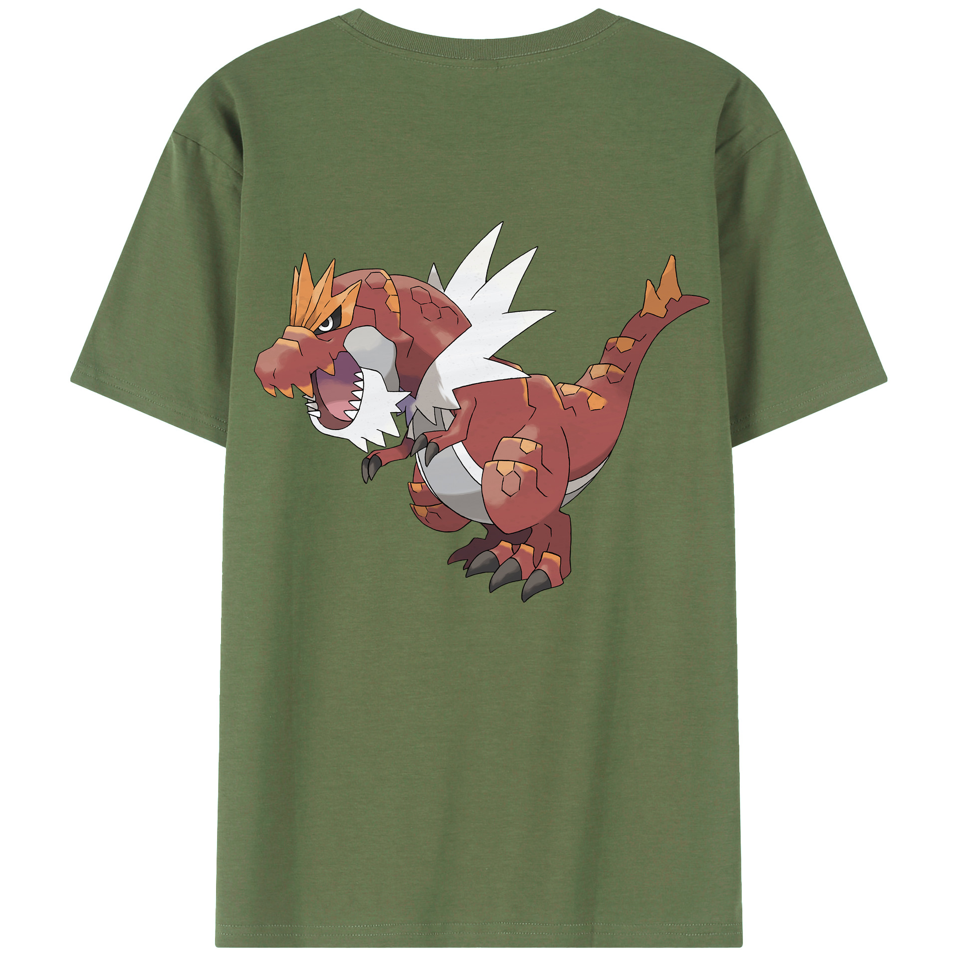 （画像用） ポケットモンスター Pokémon 綿100％ メンズ半袖Tシャツ（バックプリント） 通気性